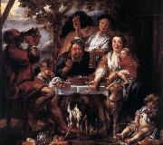 JORDAENS, Jacob Eating Man f Spain oil painting artist